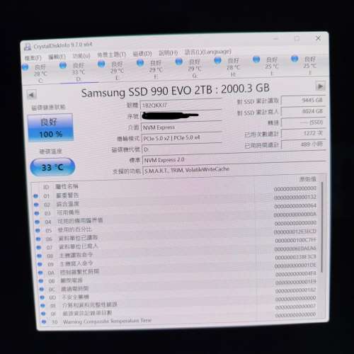 Samsung SSD 990 EVO 2TB (NOT EVO PLUS)