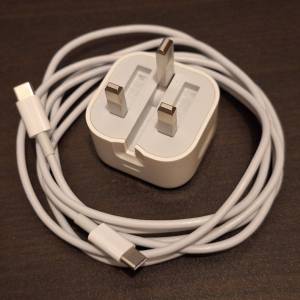Apple 原裝 20W USB-C 充電器 + 原裝 2M USB C-to-C 充電線