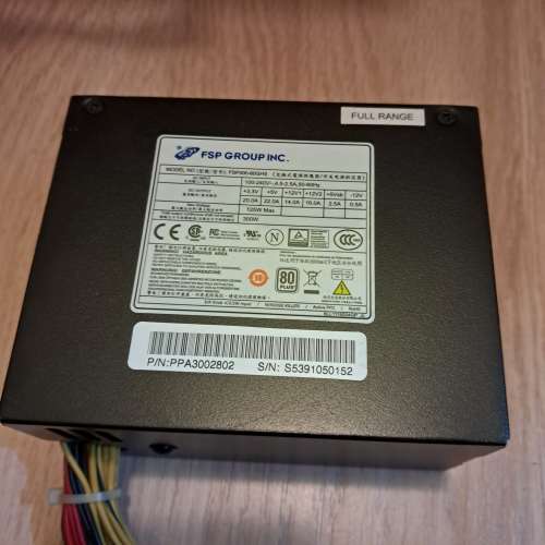 ASRock Q1900 J1900 ITX 主機 4GB DDR3 RAM FSP 300W 80 Plus Bronze 火牛