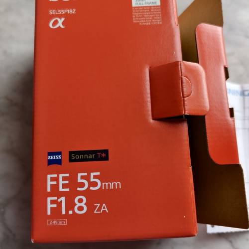 ZEISS SONNAR T* FE55MM F1.8 ZA （FOR SONY E-MOUNT）