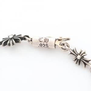 克羅心 Chrome Hearts Tiny E 十字花銀手鍊