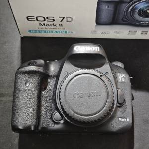 canon 7D II 佳能 7D2 功能正常 有盒冇單冇證冇保 跟1電一充連肩帶 90%new