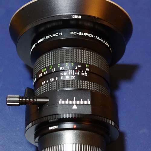德國Schneider PC-SUPPER-ANGULON 移軸鏡 f 2.8/28mm