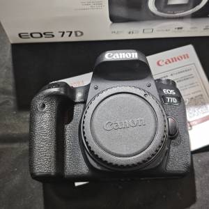 canon 77D 佳能 77D 機身 body 跟1電一充連肩帶 行貨有盒冇單有證過保 90%new 功能正...
