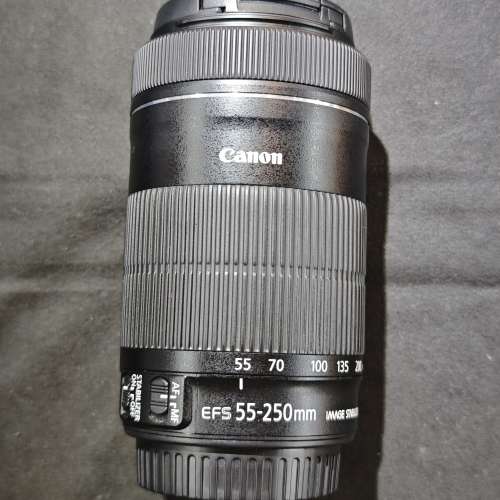 canon 55-250 IS STM EFS 佳能 55mm 250mm 55 250 99%new 送filter 功能正常 鏡片通透