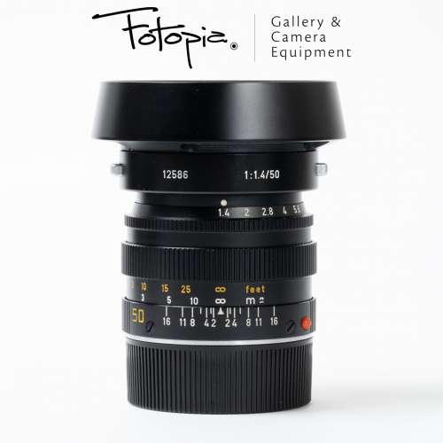|| Leica Summilux-M 50mm F1.4 - Black / v2 / E43 with lens hood ||
