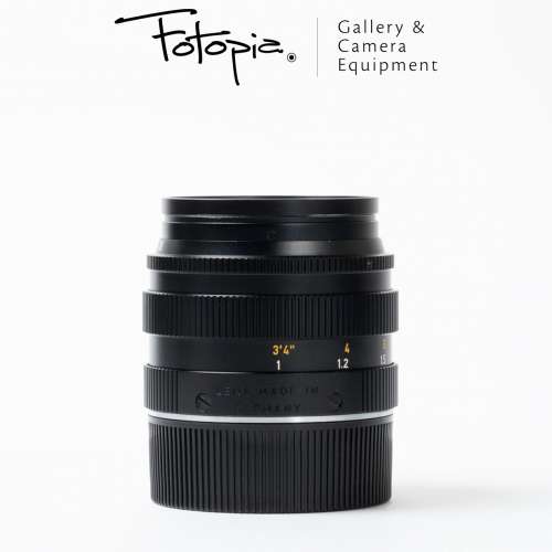 || Leica Summilux-M 50mm F1.4 - Black / v2 / E43 with lens hood ||