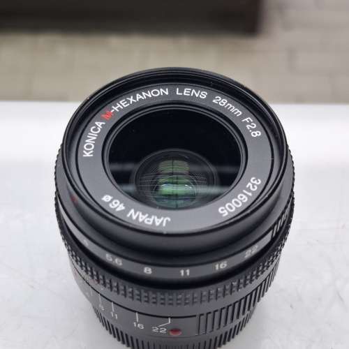 KONICA M-HEXANON 28MM F2.8 LEICA M MOUNT