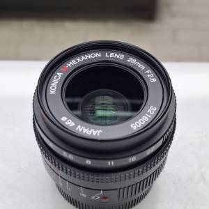 KONICA M-HEXANON 28MM F2.8 LEICA M MOUNT
