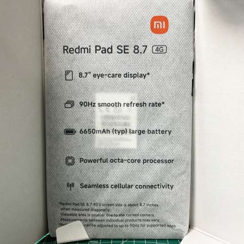 小米 4G Xiaomi Redmi Pad SE 8.7 Tablet 平板 [可打電話]