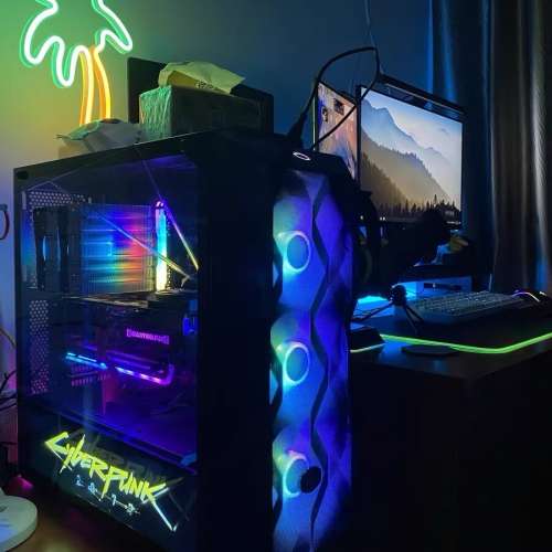 Gaming PC 電競Intel&reg; Xeon&reg; 至强 打機/剪片電腦主機，高配 512G SSD固態高速硬...