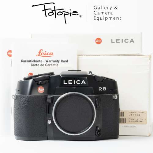 || Leica R8 - Black with full packing (Film camera body) ||