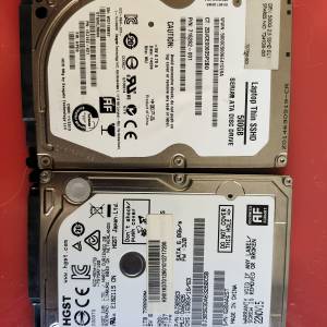 有問题2.5寸硬盘 x 2 (1T + 500G)