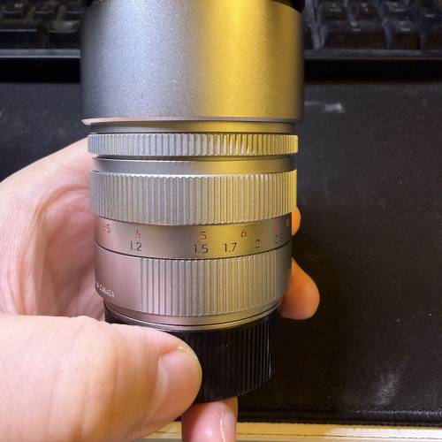 Leica Summicron 90 2 Pre A E55 鏡頭 銀色純銅 後期Leica標方字版本