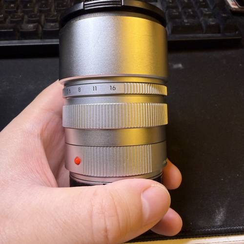 Leica Summicron 90 2 Pre A E55 鏡頭 銀色純銅 後期Leica標方字版本