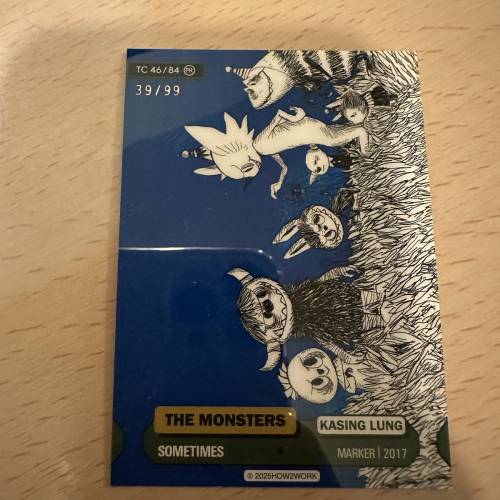 泡泡瑪特labubu卡牌 (平行稀有卡)