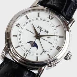 Vintage Maurice Lacroix Automatic Moon-phase Watch W/Transparent Back ( 透視厎 )