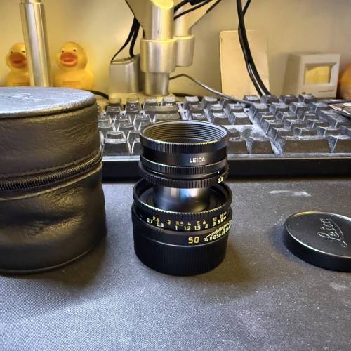 徠卡 Leica elmar 50 2.8 復刻版鏡頭 伸縮鏡頭 黑色