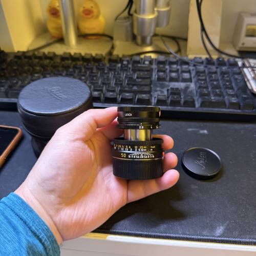 徠卡 Leica elmar 50 2.8 復刻版鏡頭 伸縮鏡頭 黑色