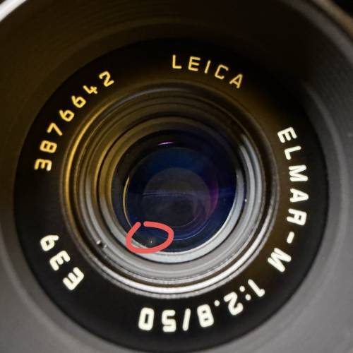 徠卡 Leica elmar 50 2.8 復刻版鏡頭 伸縮鏡頭 黑色