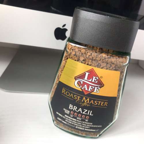 ☕️ *已過* 最佳享用期 LE CAFE Roast Master Brazil Soluble Coffee 100g NEW 全...