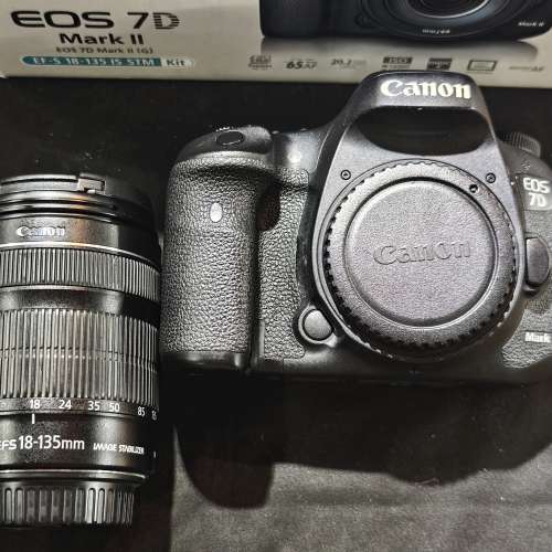 canon 7D II 佳能 二代 7D2 + 18-135 IS STM EFS 18mm 135mm 18 135 機有盒冇單有證...
