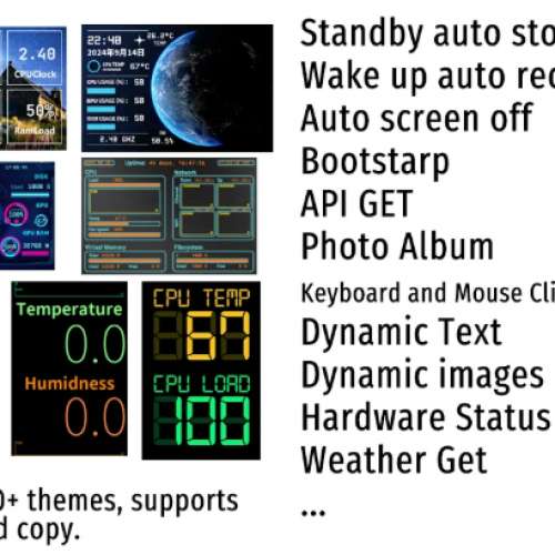 3.5 Inch IPS Secondary Screen to display Computer stats