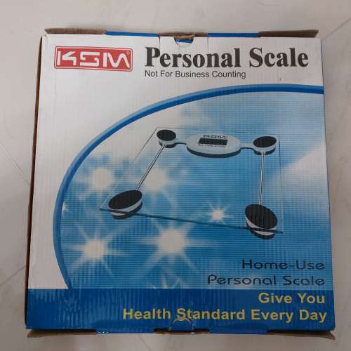 全新玻璃面體重電子磅