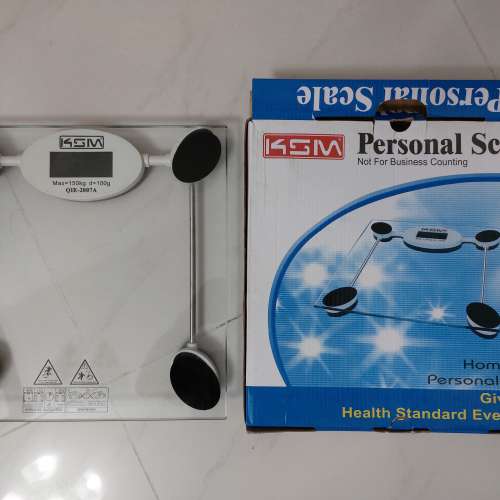 全新玻璃面體重電子磅