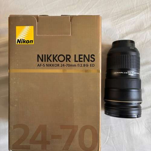 Nikon AF-S Nikkor 24-70mm f2.8G ED  九成新