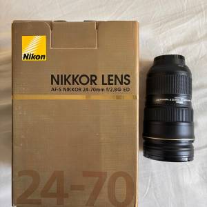 Nikon AF-S Nikkor 24-70mm f2.8G ED  九成新