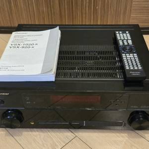 壞 Pioneer VSX-1020-K, A/V surround receiver, 9.1 HDMI, USB, Internet Radio