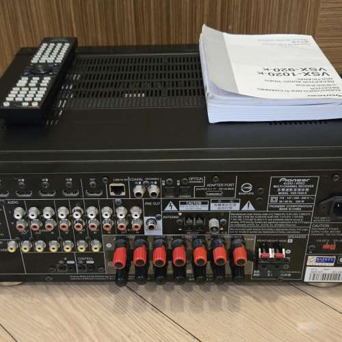 壞 Pioneer VSX-1020-K, A/V surround receiver, 9.1 HDMI, USB, Internet Radio