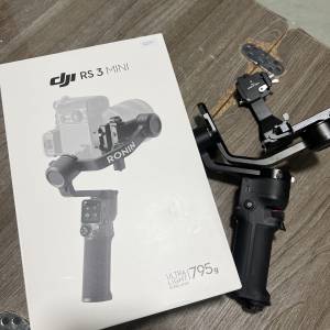 [淨擺極少用] 出售極新淨 dji rs3 mini [連falcam f38快拆] $800
