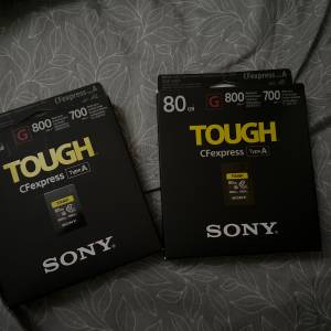 850 蚊兩2張 99新 Sony CFA CFexpress Type A 記憶卡 80GB (CEA-G80T)