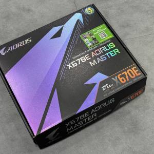代理換新 Gigabyte X670E AORUS Master 頂級AM5底板