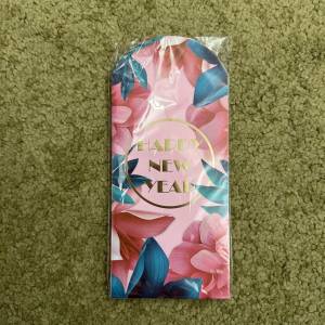 全新：粉紅長利是封10個 Pink Flower Pocket