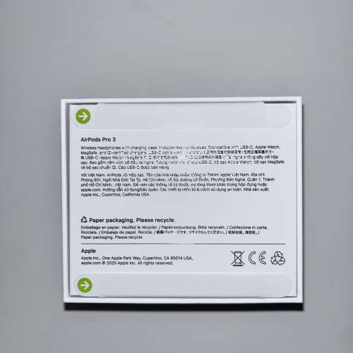 【全新未拆封｜保養期內｜Apple收據】AirPods Pro 3 USB-C MagSafe
