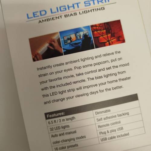 全新 燈帶 燈條 燈飾 LED light 6.5ft/2m