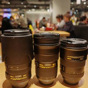 行貨有盒Nikon AF-S 鏡頭 (9成新除17-55), 請出價，全套買再平