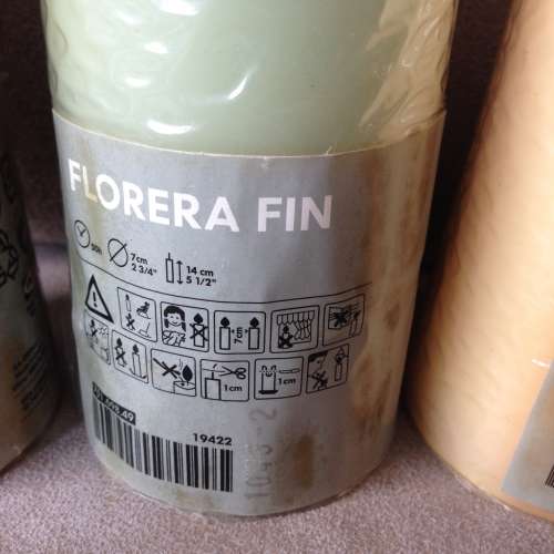 🕯️ IKEA Candles FLORERA of 3pc Set NEW 全新 宜家 蠟燭 3件套 🕯️
