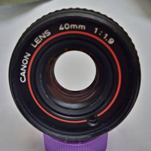Canon 40mm F1.9(拆自Canon AF35ML菲林機) 已改M42牙(配合對焦筒用)(對焦筒另計)