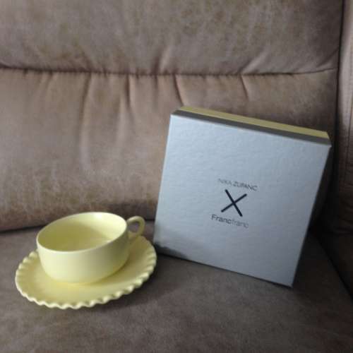 🍬 FRANC FRANC X NIKA ZUPANC Cup and Saucer NEW 全新陶瓷杯碟🍬