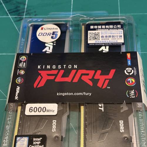 全新,有單,終保Kingston Fury Beast RGB DDR5 6000 64GB Kit (2x32GB) (KF560C40BB...