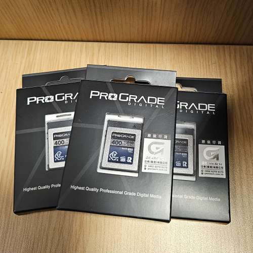 Prograde cfexpress type b 4.0 iridium 400gb 全新行貨 有保養 藍卡