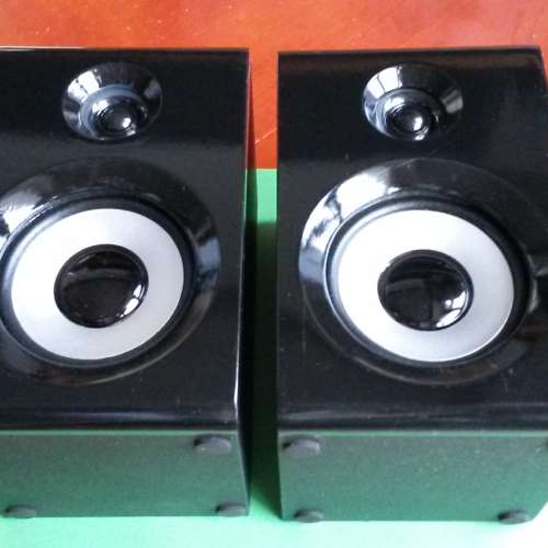 小型木売喇叭一對