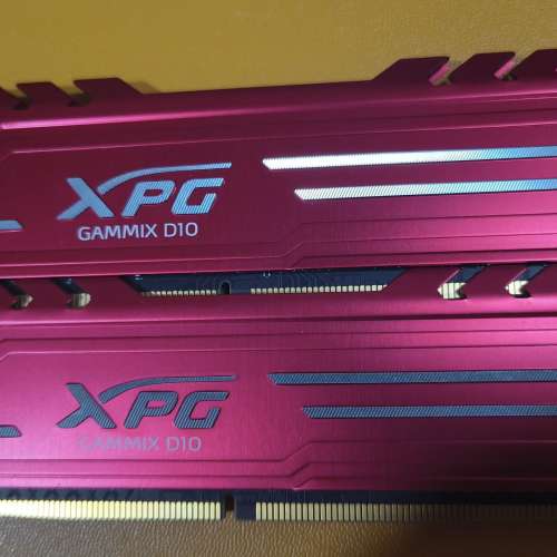 Adata XPG Gammix D10 3200MHz 8GB DDR4 x2 共16GB  Memory Module - Red