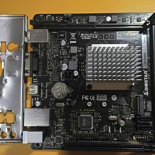 ITX主版 BIOSTAR J4125NHU (DDR4) ((正版Window11 Home))內建四核心CPU