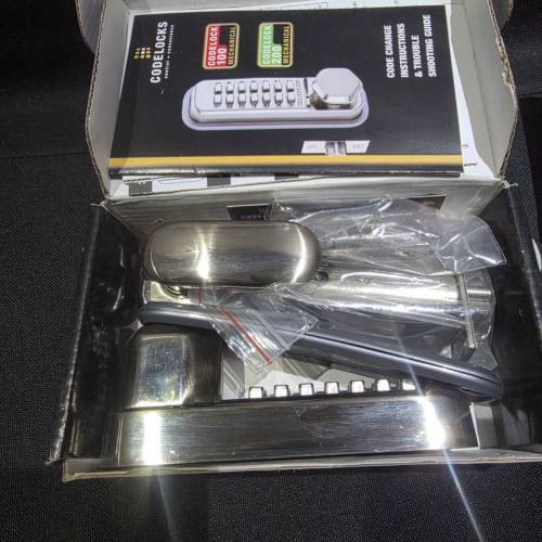 ​【全新】英國 Codelocks CL255 機械密碼鎖 (銀色) - 全機械唔使電 / 戶外防水 / ...