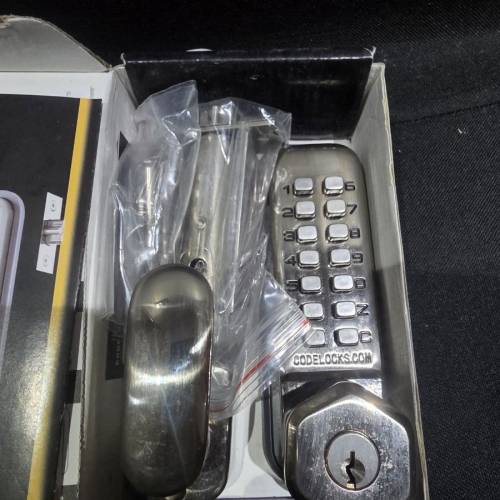 ​【全新】英國 Codelocks CL255 機械密碼鎖 (銀色) - 全機械唔使電 / 戶外防水 / ...